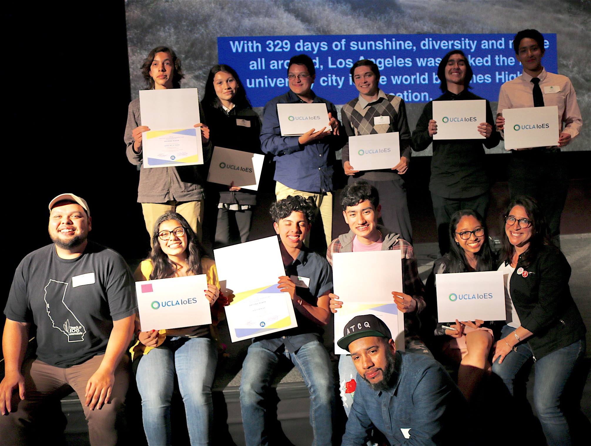 ECHS Student Finalists At The 2018 GreenShorts Awards Ceremony ...