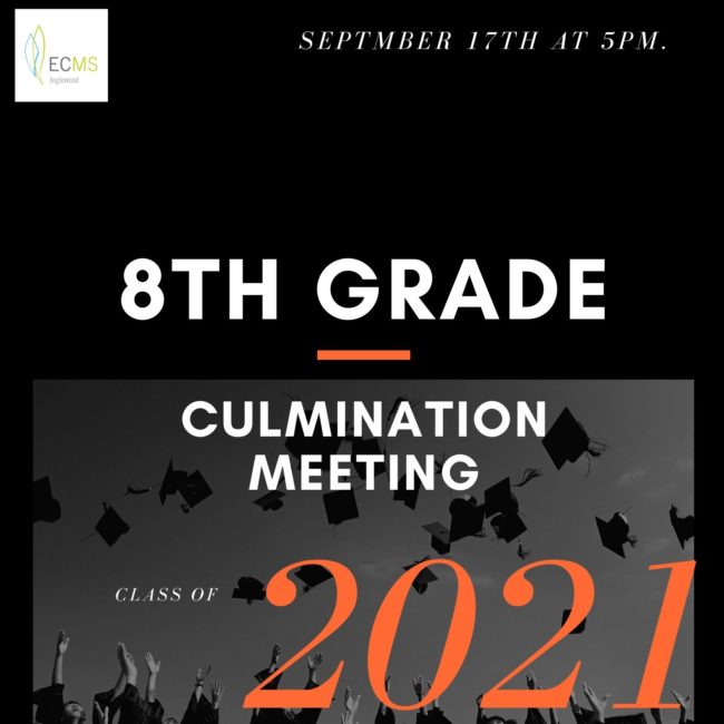 8th grade culmination meeting