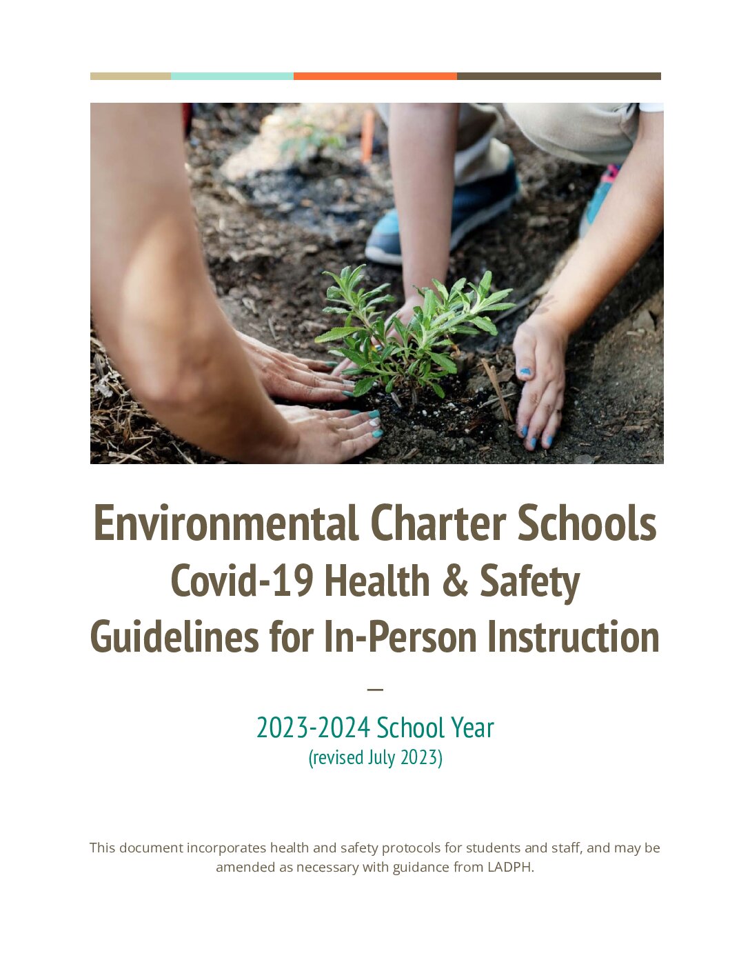 ECS – Safe Return to In-Person Instruction Plan 2023-2024 ...