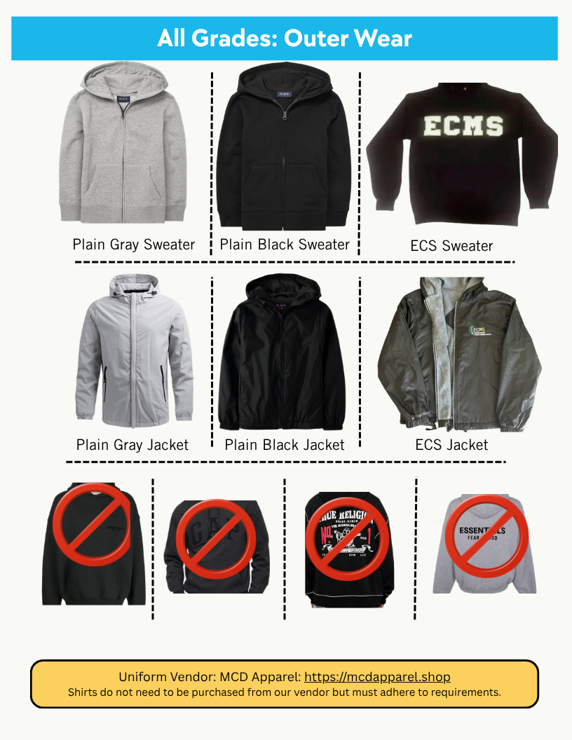 ECMS-Gardena outerwear guidelines for all grades